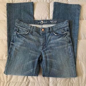 7 for all Mankind High Waist Bootcut Jeans